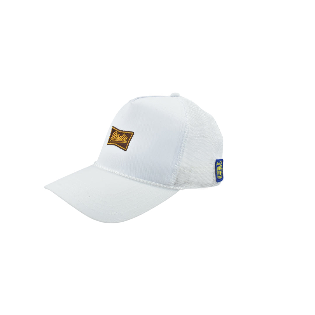 淡い黄色の刺繍キャップ DUCKROW 刺繍 CAP | DUCKROW DEPART