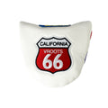 Yellow Lobster Mallet Putter Cover - Newport White - (YL-PTCM003MR-NW)