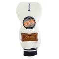 Yellow Lobster Great-Nylon Twill DR Driver Headcover [Newport White] (YL-DR-NT-NW-NB)